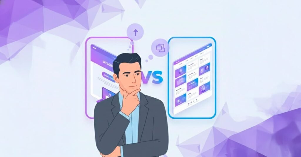 Landing Page vs Sitio Web Completo: ¿Cuál Necesita Tu Emprendimiento en Manta?